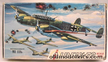 Airfix 1/72 Messerschmitt Bf-110D (Me-110D), 4-49 plastic model kit